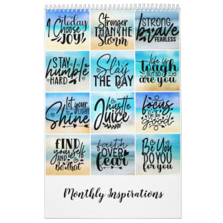 Monatliche Inspiration Kalender