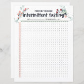 Monatliche Intermittent Fasttracker AM/PM (Vorne/Hinten)