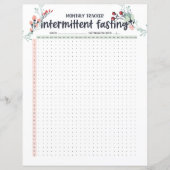 Monatliche Intermittent Fasttracker AM/PM (Vorderseite)