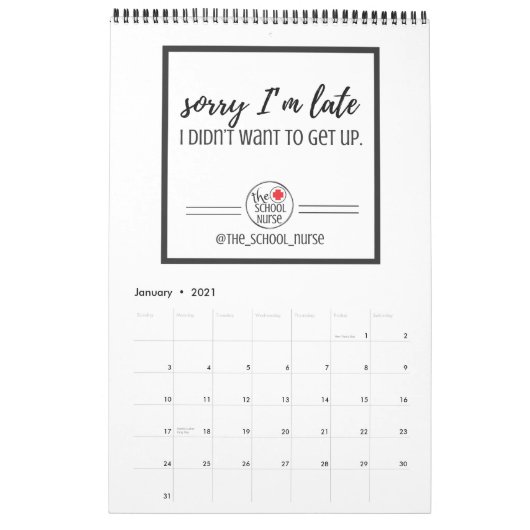 Monatliche Kurse für Schulkinder Kalender (Jan 2021)