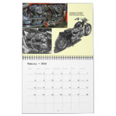 Monatliche Motorradmargen 2016 Kalender (Feb 2026)
