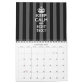 Monatlicher BEHALT 2025 und Ihr Text Kalender (Jan 2027)