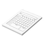 Monatlicher Bullet Journal Planer Notizblöcke (Rotiert)