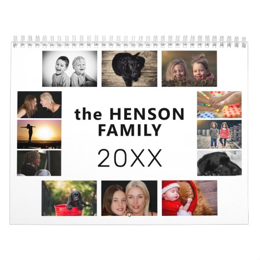 Monatlicher Foto-Familienkalender Kalender (Titelbild)