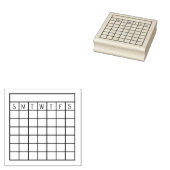 Monatlicher Habit-Tracker, Kalender-Briefmarke, Ze Gummistempel (Stempel)