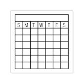 Monatlicher Habit-Tracker, Kalender-Briefmarke, Ze Permastempel (Design)