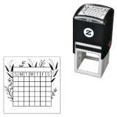 Monatlicher Habit-Tracker, Kalender-Briefmarke, Ze Permastempel (Beispiel)