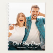 Monatlicher Hochzeitsplaner für persönliches Foto Planer (Vorderseite)