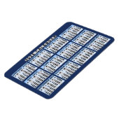 Monatlicher Kalender 2023 Leicht zu lesen Magnet (Linke Seite)