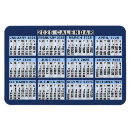 Monatlicher Kalender 2023 Leicht zu lesen Magnet