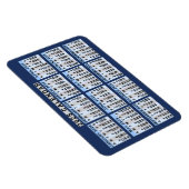 Monatlicher Kalender 2023 Leicht zu lesen Magnet (Rechte Seite)