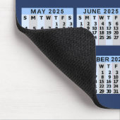 Monatlicher Kalender 2025 Leicht zu lesen Mousepad (Ecke)