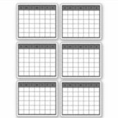 Monatlicher Kalender Aufkleber (Vorderseite)