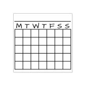 Monatlicher Kalender für die Habit-Tracker-Journal Gummistempel (Prägung)