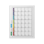 Monatlicher Kalender Notizblock (Rotiert)