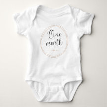 Monatlicher Milestone Bodysuit 1 Monat
