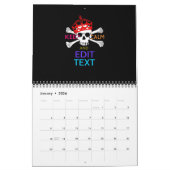 Monatlicher Personalisierter BEHALT CALM und Ihr T Kalender (Jan 2026)