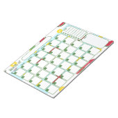 Monatlicher Planer | Ananas Watermelon Notizblock (angewinkelt)
