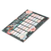 Monatlicher Planer für die Gärtner Notizblock (angewinkelt)