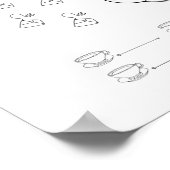 Monatlicher Stimmungsspur Poster (Ecke)