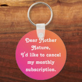 Monatliches Abonnement Schlüsselanhänger (Vorderseite)