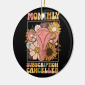 Monatliches Abonnement storniert Uterus Support Hy Keramik Ornament (Links)