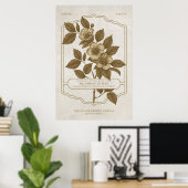 MONATLICHES BLUMEN - MAI GEBURT BLUME GIFT POSTER (Heimbüro)