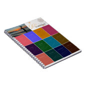 Monatliches Foto-Kalenderblatt für farbige Benutze Notizblock (Rechte Seite)