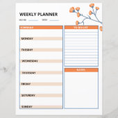 Monatliches Muster für die Druckvorlage (Rückseite)