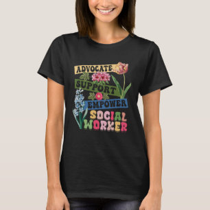 Monatsarbeitsmonat Liebe Groovy Support T-Shirt