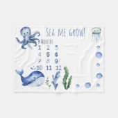 Monatsdecke des Seebügels Fleecedecke (Vorderseite (Horizontal))