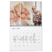 Monatsfoto-Collage zur Lebenskalligraphie Kalender (Mär 2027)