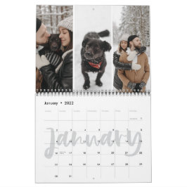 Monatsfoto-Collage zur Lebenskalligraphie Kalender