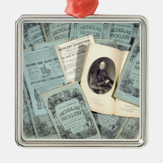 Monatsfragen 'des Lebens und der Abenteuer von Silbernes Ornament (Vorne)