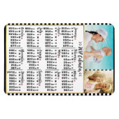 Monatskalender 2017 | Benutzerdefinierte Fotos Magnet (Horizontal)