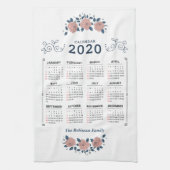 Monatskalender 2020 Individualisieren Geschirrtuch (Vertikal)