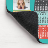 Monatskalender 2021 Modernes FotoCollage Mousepad (Ecke)