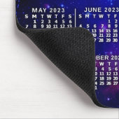 Monatskalender 2023 Benutzerdefinierter Weltraumne Mousepad (Ecke)