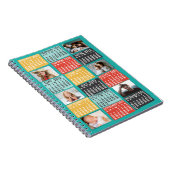 Monatskalender 2023 Moderne 6 Fotomaterial Collage Notizblock (Rechte Seite)