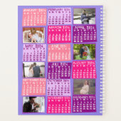 Monatskalender 2024 12 Fotomaterial Rosa Planer (Rückseite)