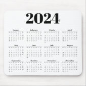 Monatskalender 2024 | Hintergrund Mousepad (Vorne)