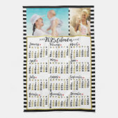 Monatskalender 2025 | Benutzerdefinierte Fotos Geschirrtuch (Vertikal)