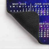 Monatskalender 2025 Benutzerdefinierter Weltraumne Mousepad (Ecke)