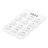 Monatskalender 2025 magnet (Linke Seite)