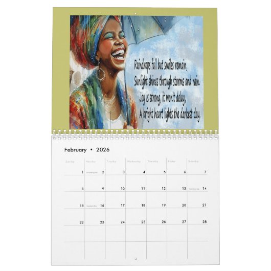 Monatskalender 2026 kalender (Feb 2026)