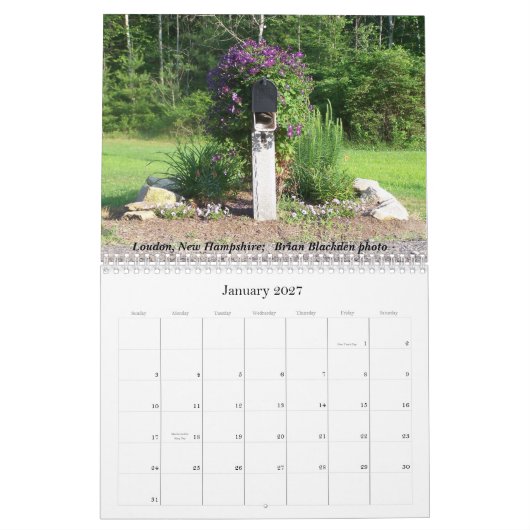 Monatskalender des bildes 2007 kalender (Jan 2027)