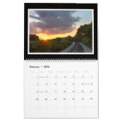 Monatskalender für Landstrassen und -wege Kalender (Feb 2026)