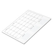 Monatskalender Notizblock (angewinkelt)