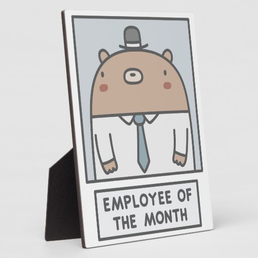 Monatsmitarbeiter Fotoplatte (Seite)