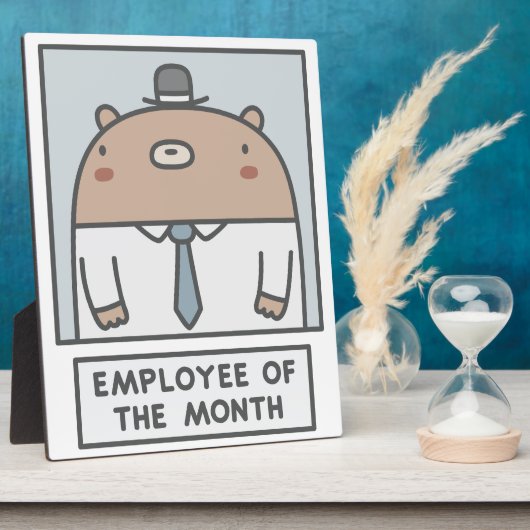 Monatsmitarbeiter Fotoplatte (Seite)